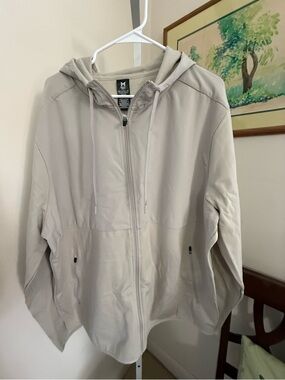 Members Mark Full ZIP Mixed Media Hoodie. NWT. Size XXL
